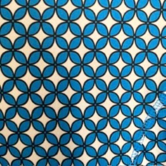 Callaway Blue Geo Print 1/4 Zip Golf Pullover Medium - Picture 5 of 5